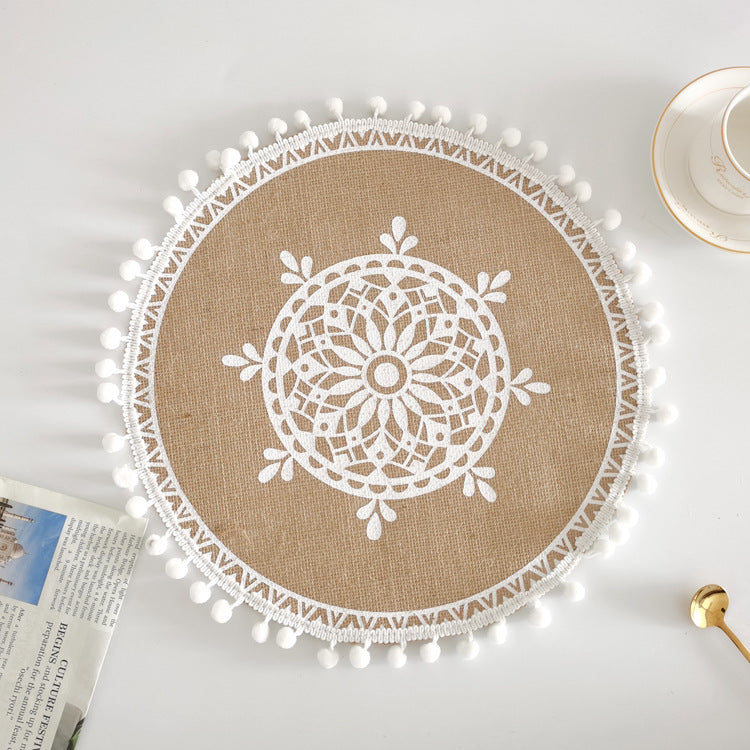 Bohemian Fringed Placemat