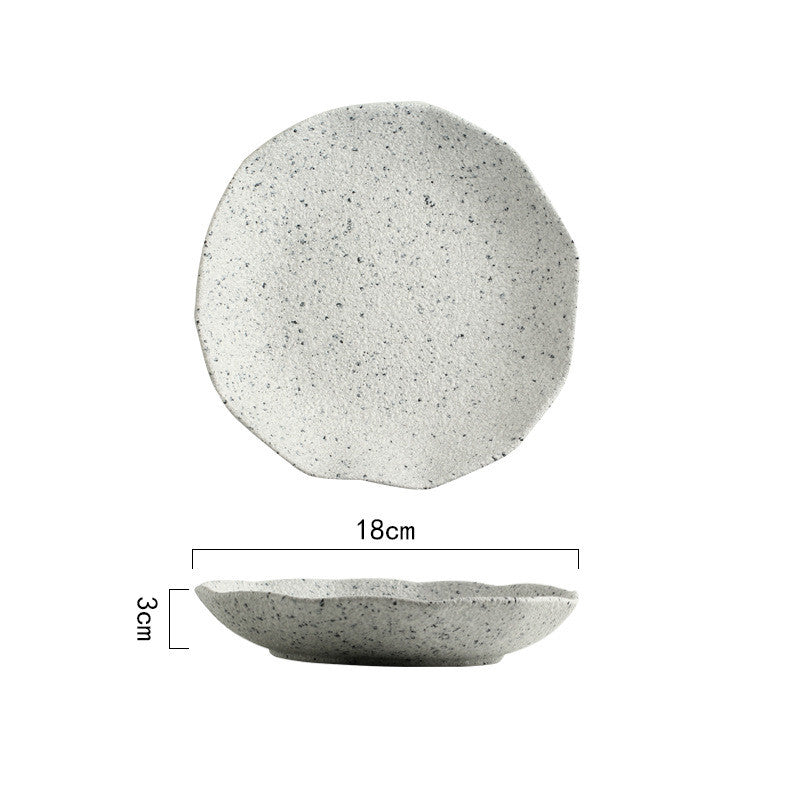 Nordic Granite Pattern Ceramic Tableware