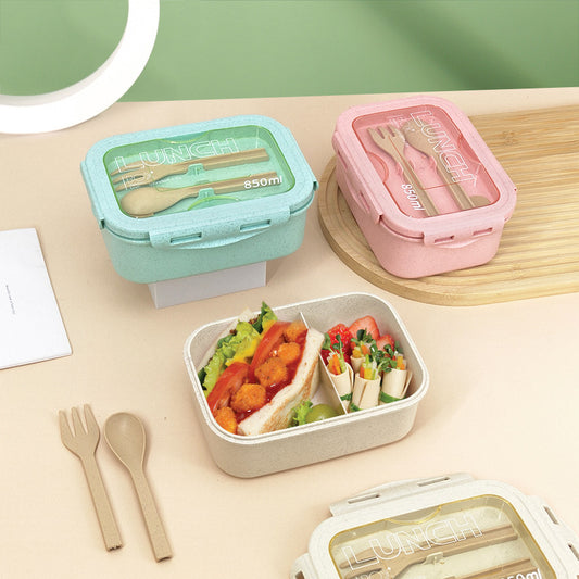 Insulated Lunch Box with Utensils