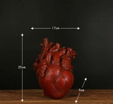 Human Heart Flower Vase