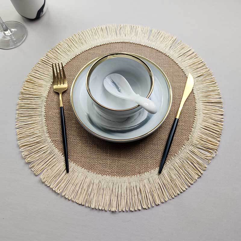 Fringe Placemat Table Decor