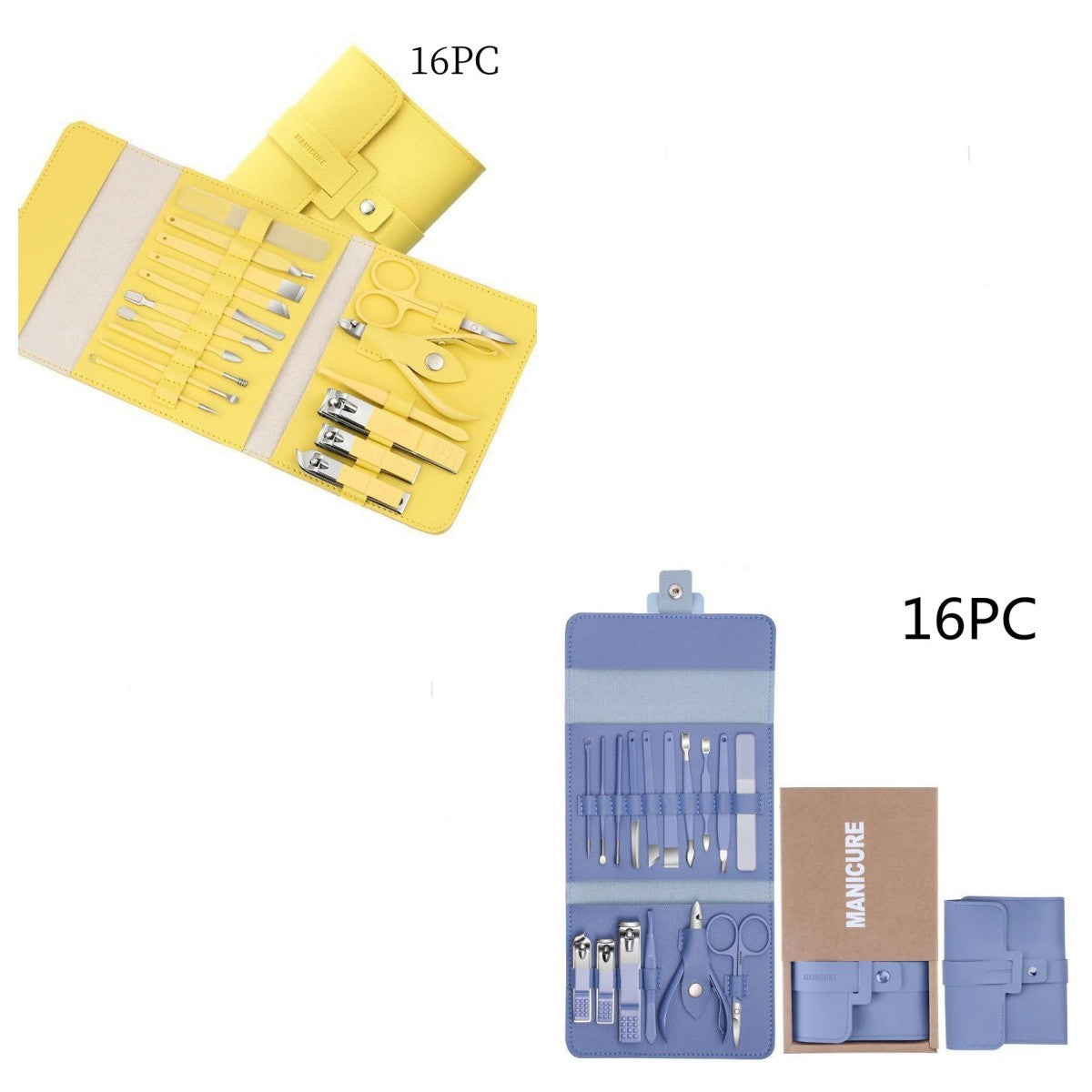 16 Piece Travel Nail Grooming Set