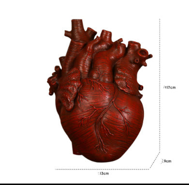 Human Heart Flower Vase