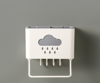 Rain Cloud Wall Utensil Drainer and Rack