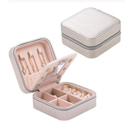 Mini Jewelry Box Travel Organizer