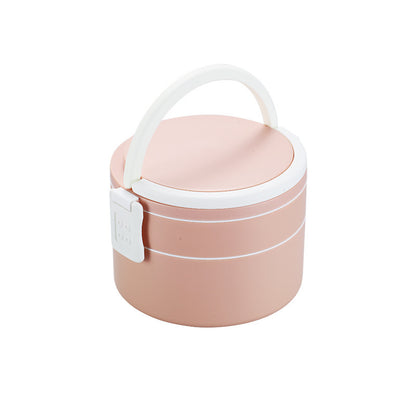 Double-Layered Lunch Box with Cutlery