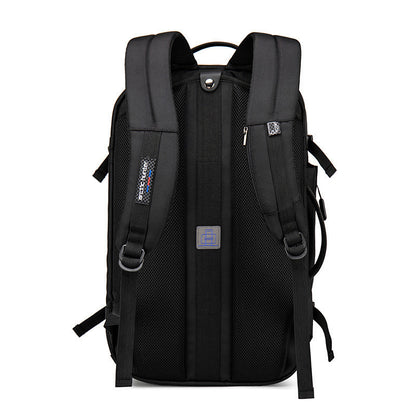 Water-Resistant Travel Backpack with Shoe Compartment