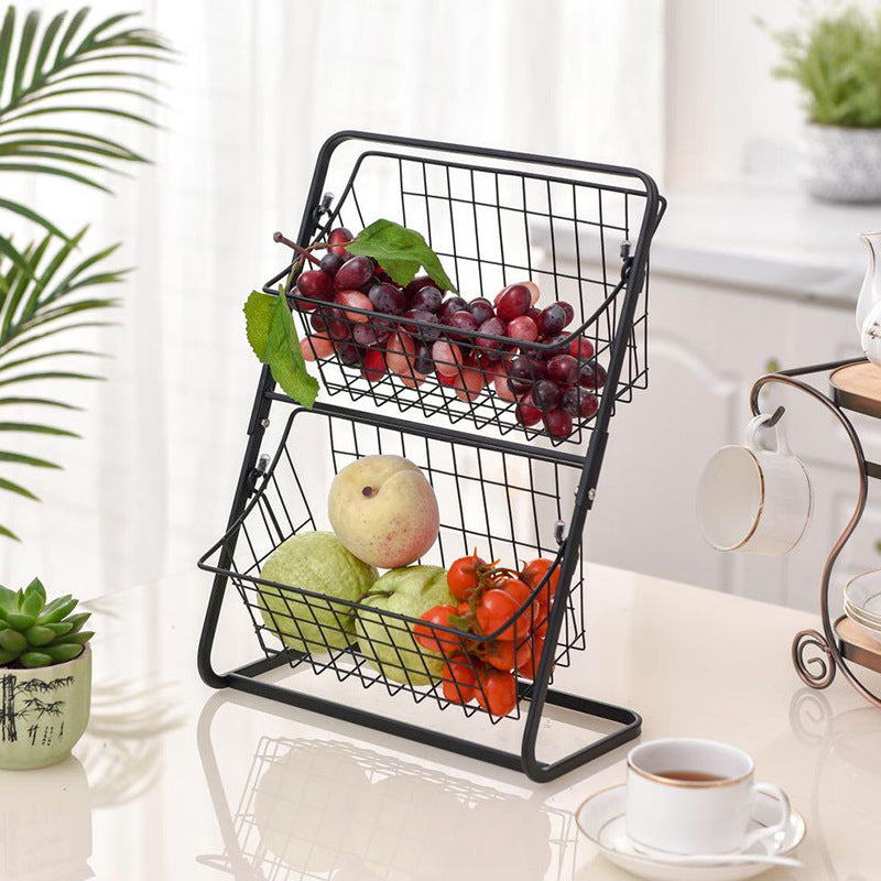 Countertop Kitchen Layered Basket