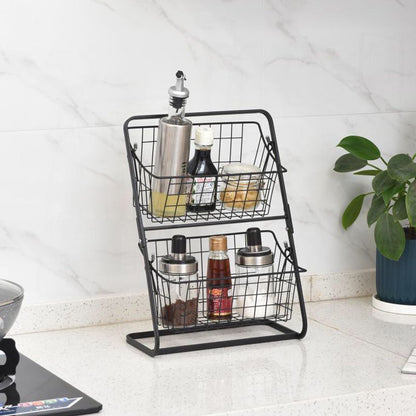 Countertop Kitchen Layered Basket