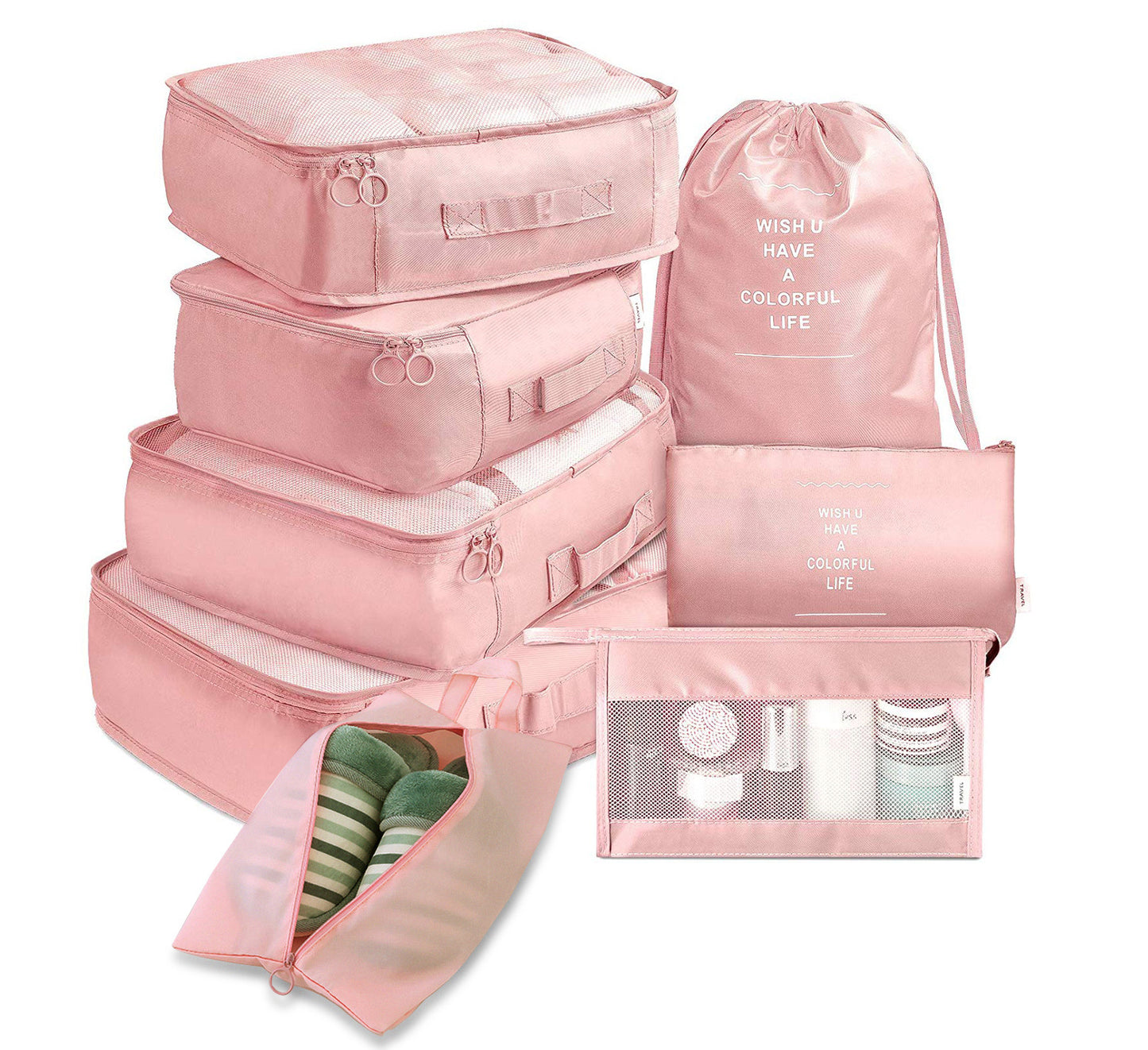 8-Piece Packing Cube Organizer Set