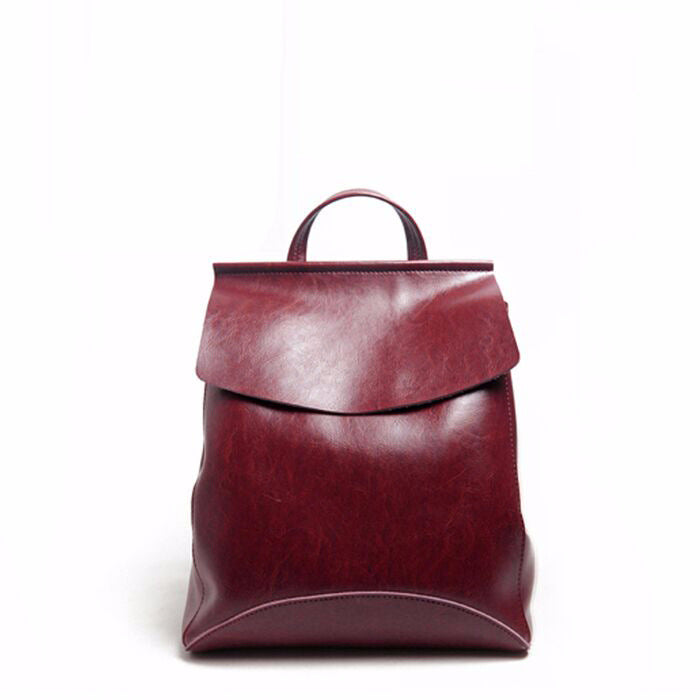 Genuine Leather Backpack Travel