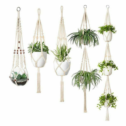 Macrame Hanging Flower Pot Holders