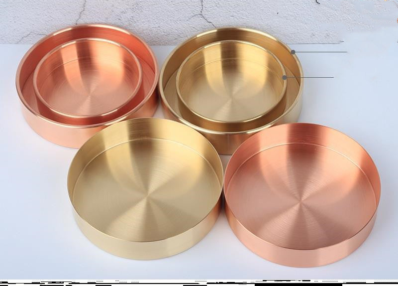 Decorative Copper Jewelry Tray