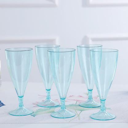 Stacked Portable Plastic Wine Cups