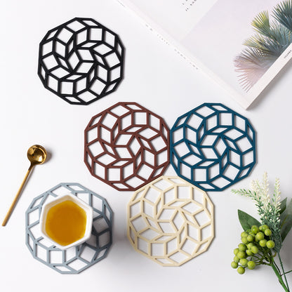 Spiral Silicone Trivet and Table Decor