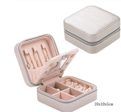 Mini Jewelry Box Travel Organizer