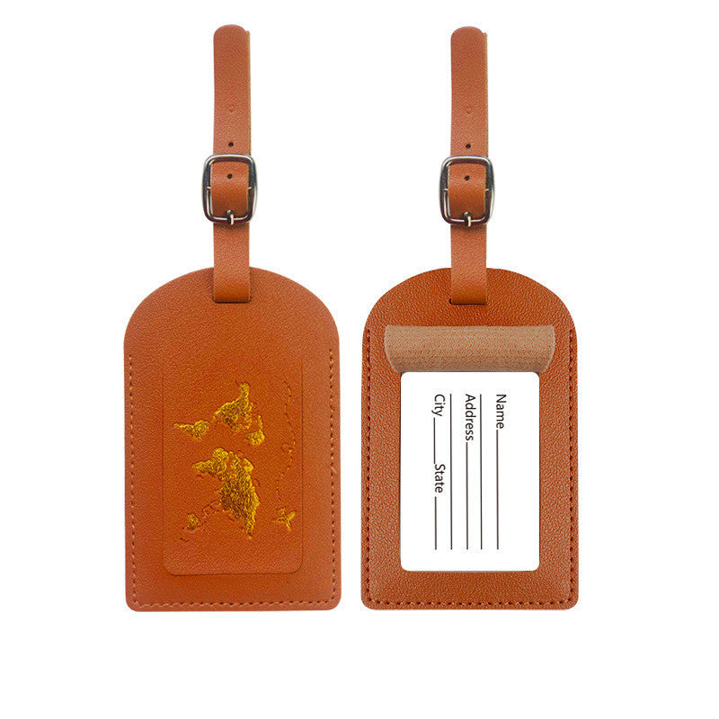 World Map Luggage Tag