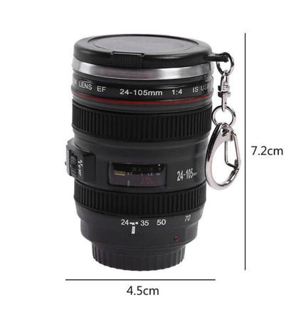 Camera Lens Shot Glass with Lid