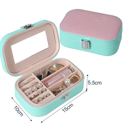 Mini Jewelry Box Travel Organizer