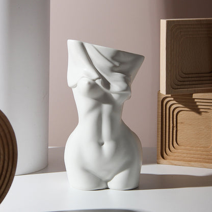 Human Body Ceramic Vases