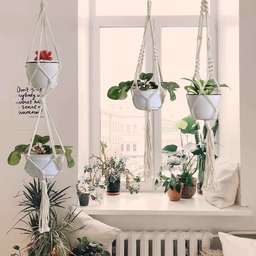 Macrame Hanging Flower Pot Holders