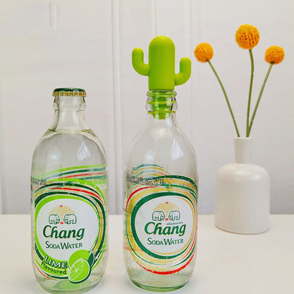 Green Cactus Wine Stopper