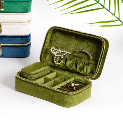 Velvet Portable Jewelry Organizer