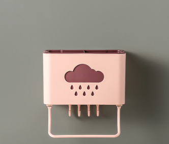 Rain Cloud Wall Utensil Drainer and Rack