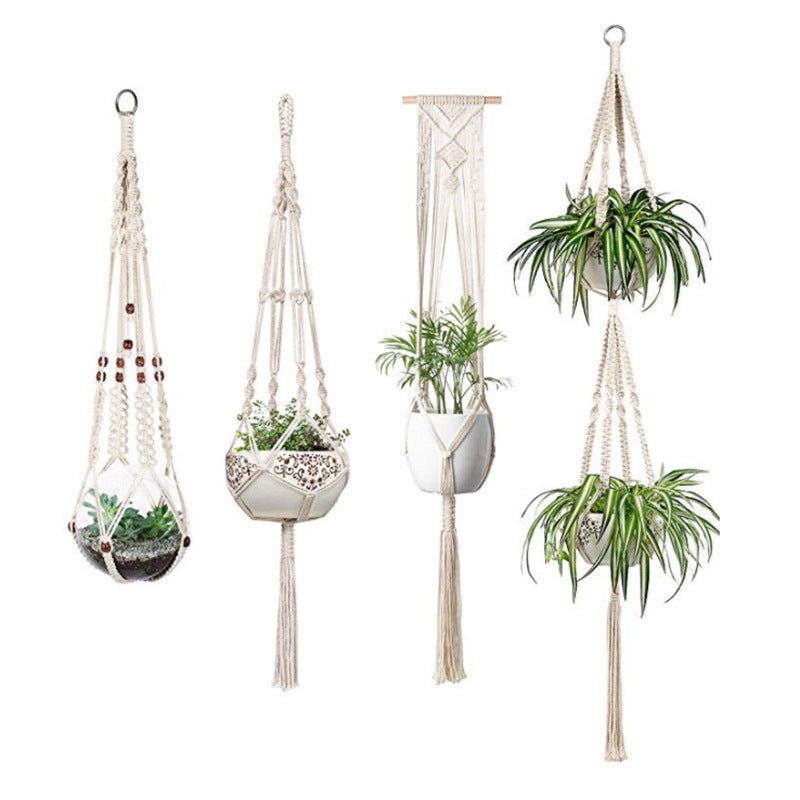 Macrame Hanging Flower Pot Holders