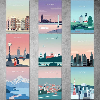 International Cities Wall Art