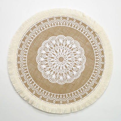 Bohemian Style Fringed Placemat