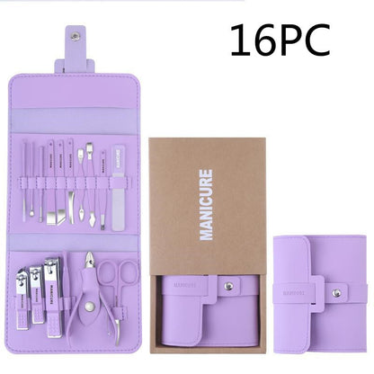 16 Piece Travel Nail Grooming Set