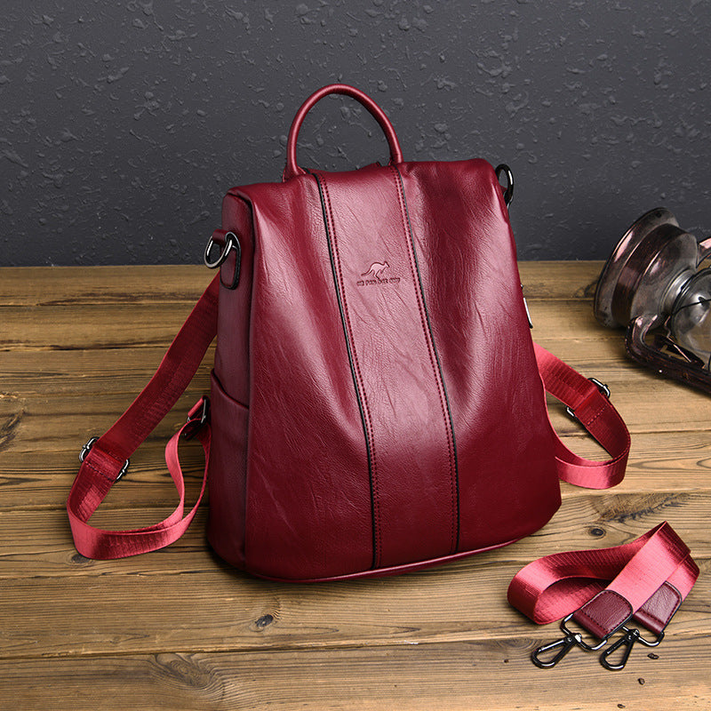 Leather Fashion Backpack