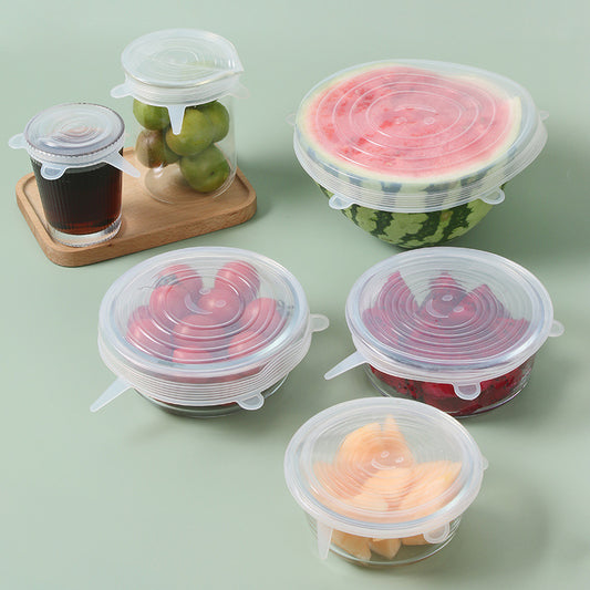 Reusable Silicone Lids Set