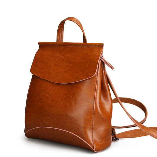 Genuine Leather Backpack Travel