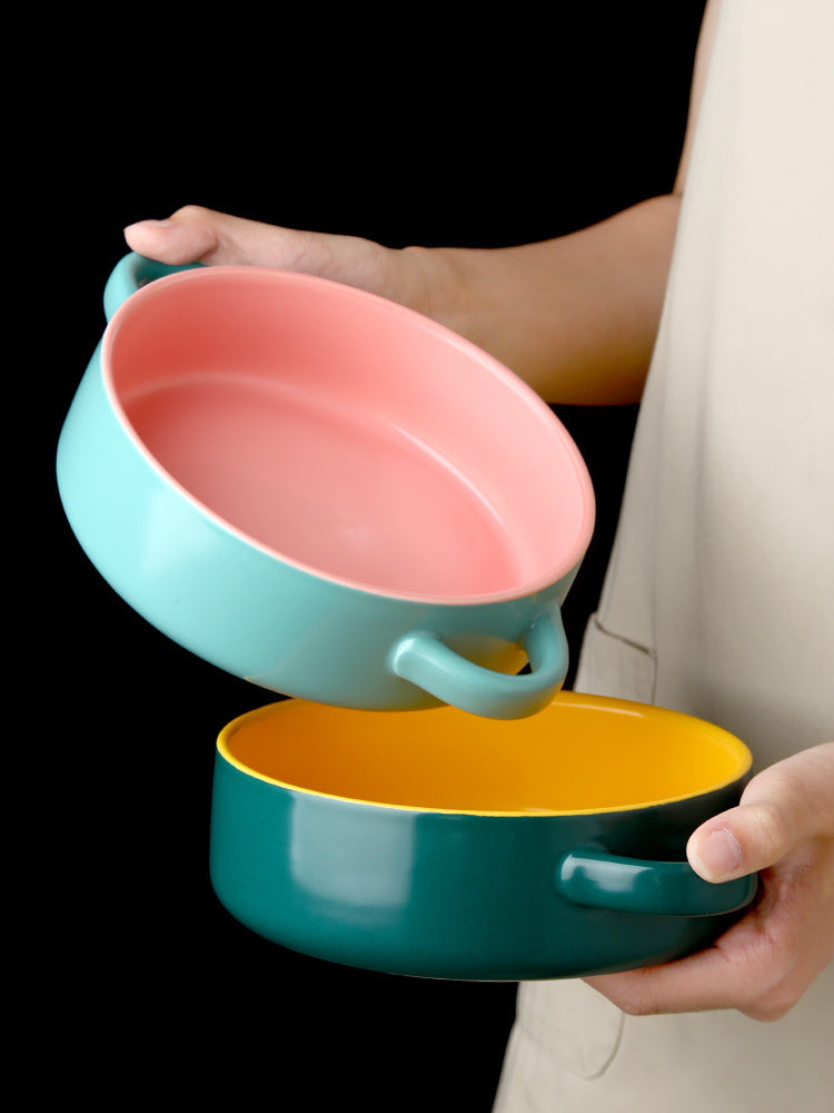 Ceramic Baking Dish with Handles