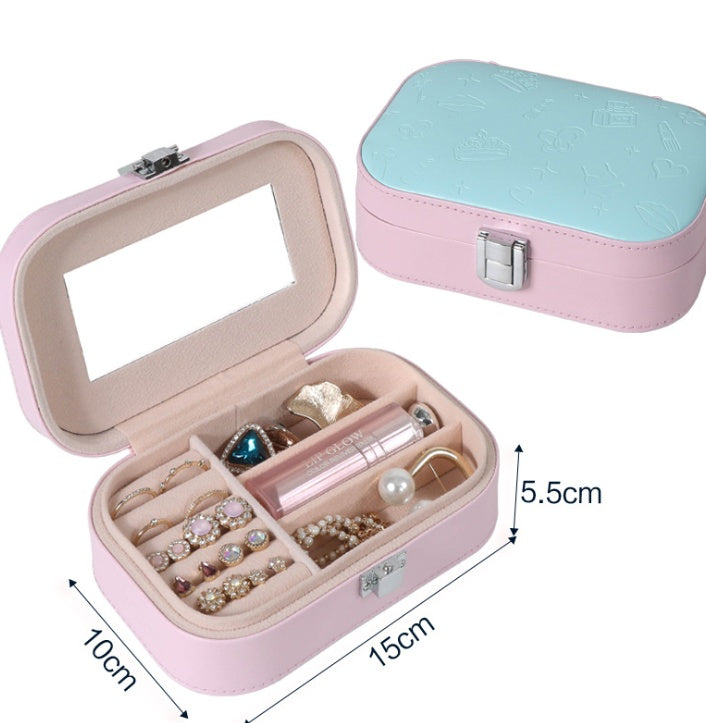 Mini Jewelry Box Travel Organizer