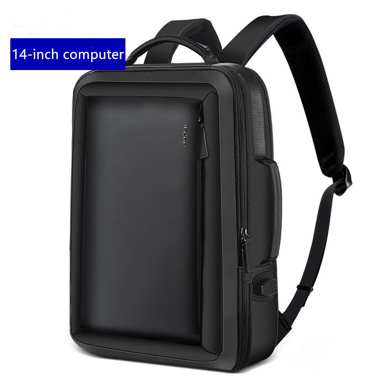 Black Modern Travel Backpack