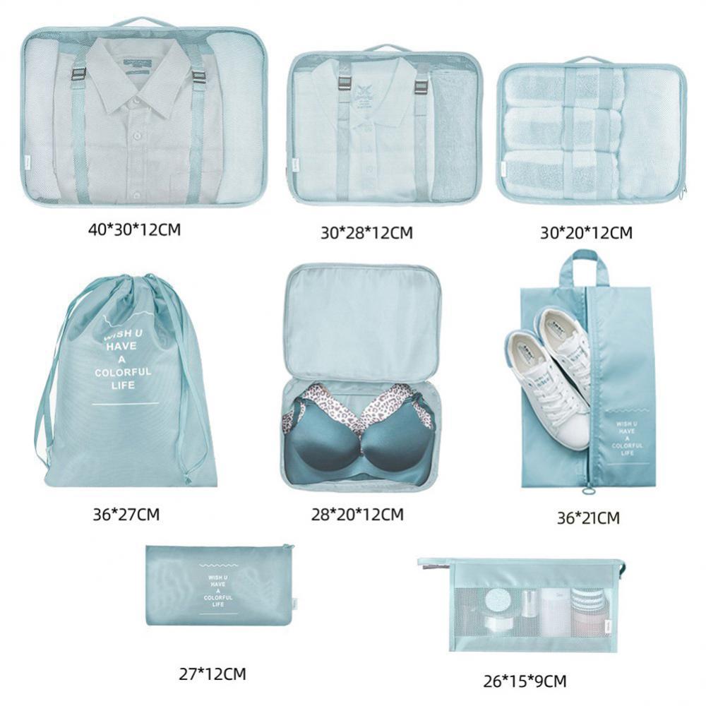 8-Piece Packing Cube Organizer Set