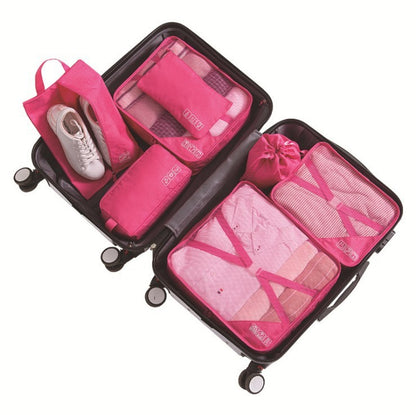 7-Piece Travel Packing Cubes Organizer Set