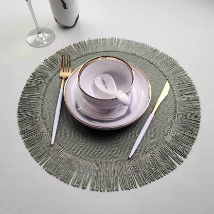 Fringe Placemat Table Decor