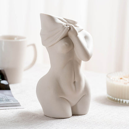 Human Body Ceramic Vase Decor