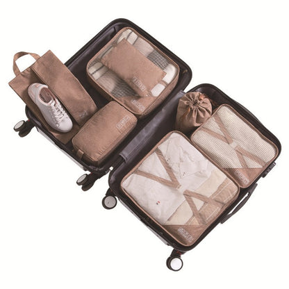 7-Piece Travel Packing Cubes Organizer Set