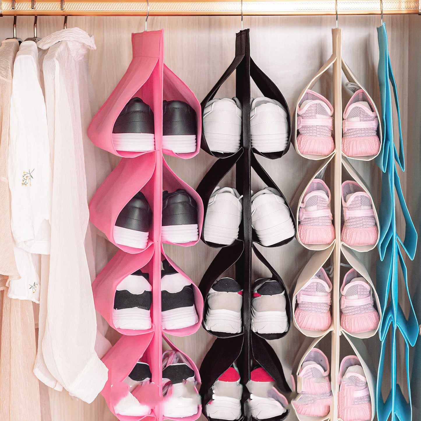 Hanging Shoe Closet Organizer