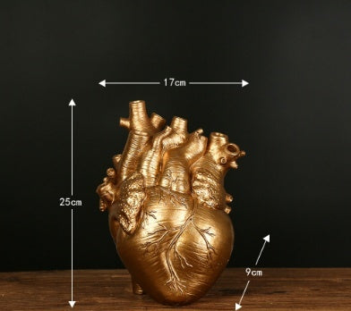 Human Heart Flower Vase