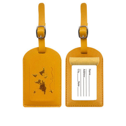 World Map Luggage Tag