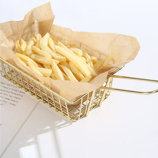 Fried Foods Basket Table Decor