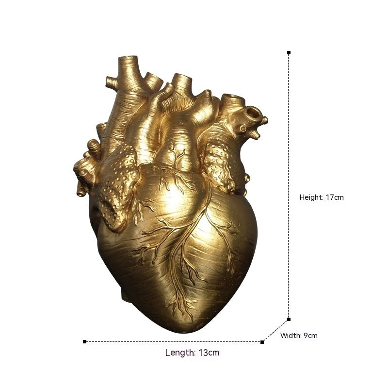 Human Heart Flower Vase