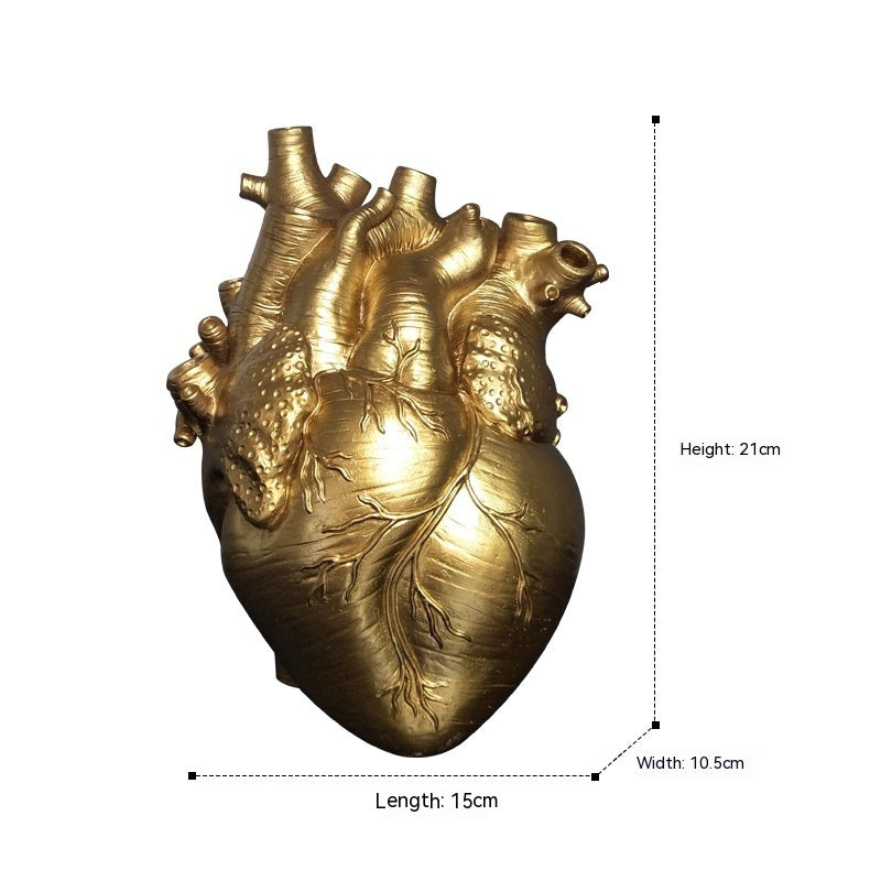 Human Heart Flower Vase