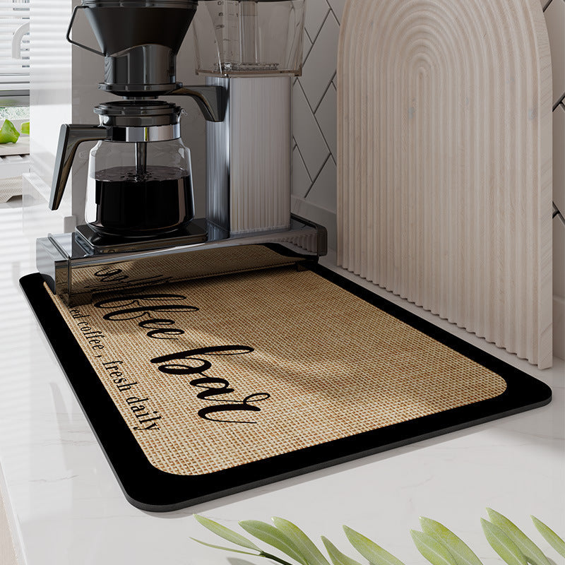 Quick-Drying Kitchen and Coffee Bar Mat